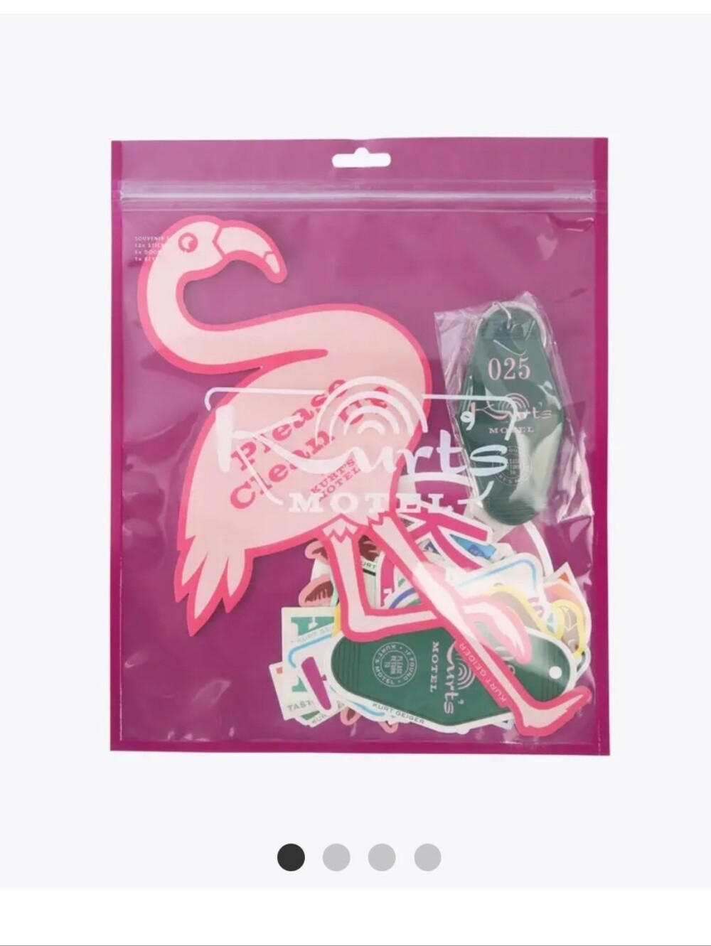 Kurt Geiger Key Chain And Assorted Flamingo Stickers Nib